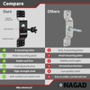 Wall Mount Spare Tire Holder Mount, Upgraded Spare Wheel Carrier,