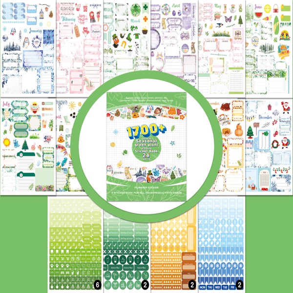 Dvobez Sticker Book for Kids - Yearly Planner & Fun
