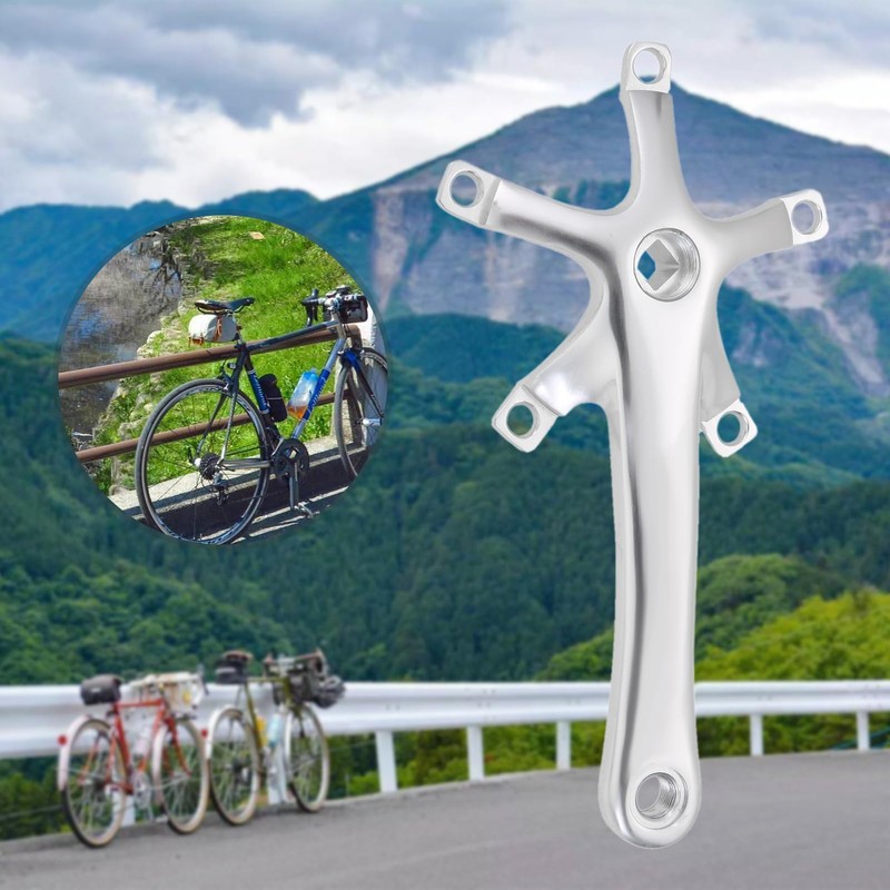 Bicycle Crank Arm Set BCD 130mm Crank Single 170mm with