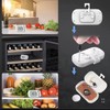Fridge Thermometer, Indoor Fridge Thermometer, Digital Freezer Thermometer, Waterproof Refrigerator