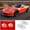 PIUGILH Car Rear Tail Light Cover Trim Fit for Corvette