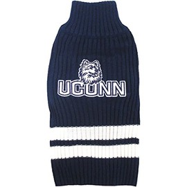 Pets First Collegiate Connecticut Huskies Pet Sweater, X-Small (CT-4003-XS)
