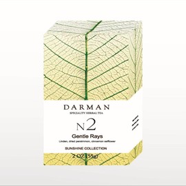 Darman Tea No2 - Gentle Rays (Linden, Persimmon, Cinnamon, Safflower) - 2oz (55g) - Armenian Natural Tea, 20g (1x20g)