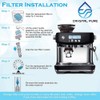 Generic 8 Replacement Water Filters (Activated Carbon) for Breville Barista