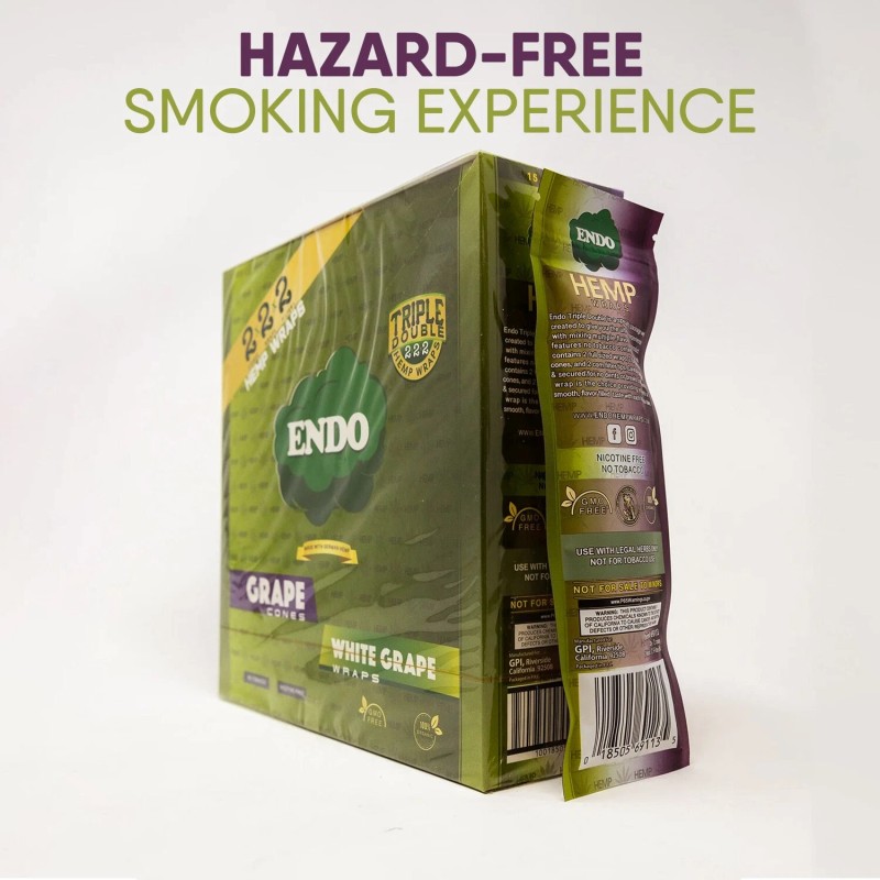 Cones Endo Wrap Grape cones | White Grape Wraps -