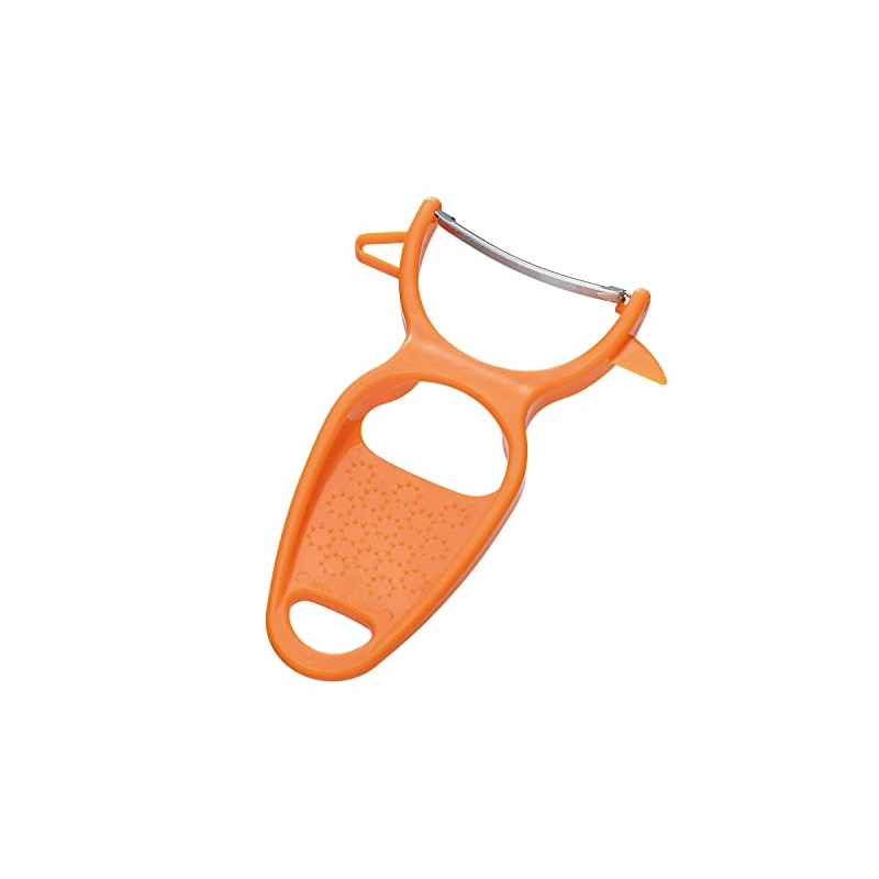 Shimomura Industry FV-668 Full Veggie Curved Peeler with Cover, Made