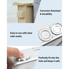 24 Pcs 3/4 inch Knockout Seal Electrical Box Knockout Plugs Removable Seals for Conduit Pipe Assorted Sizes to Fit Unused Electrical Box Openings