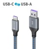 Sonero® USB-C auf USB-A Ladekabel, Handy-Ladekabel, Schnellladekabel USB C, USB