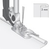 FIKLOTA 3mm Rolled Hem Presser Foot with IDT for Pfaff