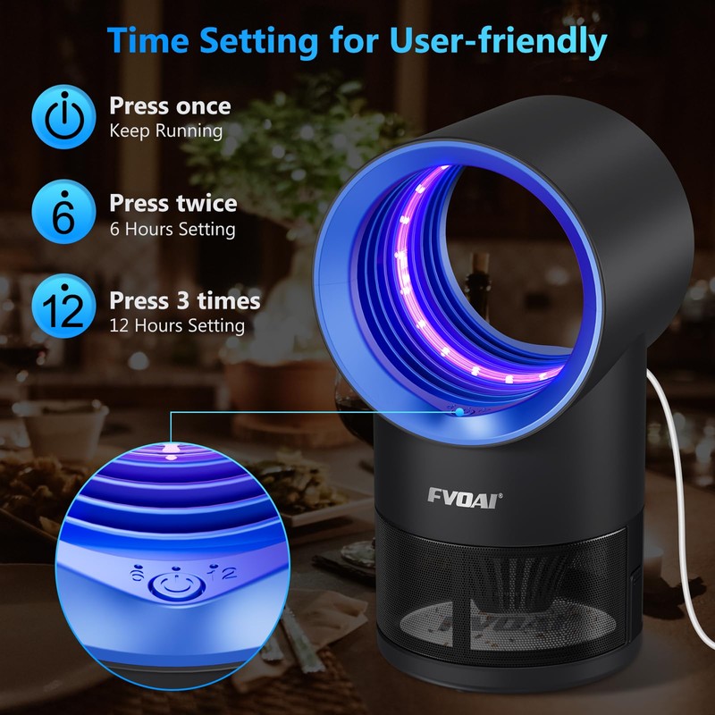 FVOAI Fruit Fly Trap for Indoors, Fly Traps Indoor for