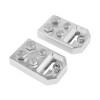 BEVINSEE Pair Car Audio 4 Spot Flat Battery Terminals Bolt