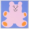 Chic Greeting Life Square Memo Bear MMN-487 Blue