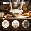 Reusable Bowl Covers for Bread Proofing - Linen Cotton Cloth