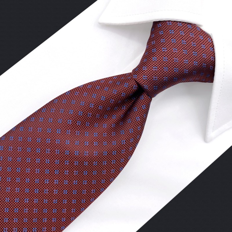 [S&W SHLAX&WING] Men's Necktie 160cm Extra Long Blue Red Orange