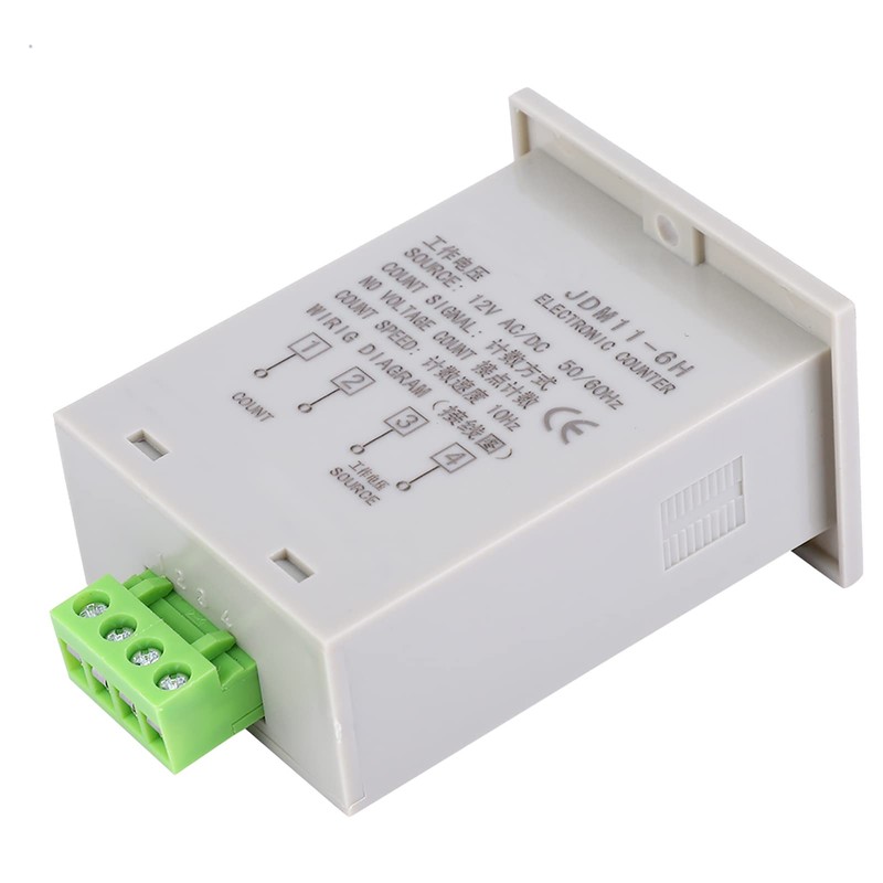 6-Digit Electronic Counter 0-999999 No Voltage Meter LED Digital Display