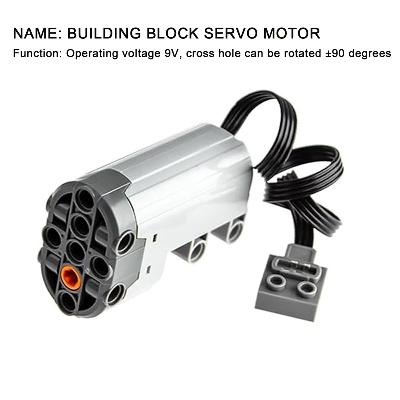 36 Pcs Technic-Motor-Kit, Power Functions Motor Set, Servo Change Parts