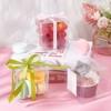 BENECREAT 20pcs Clear Party Favor Boxes 8 x 8 x