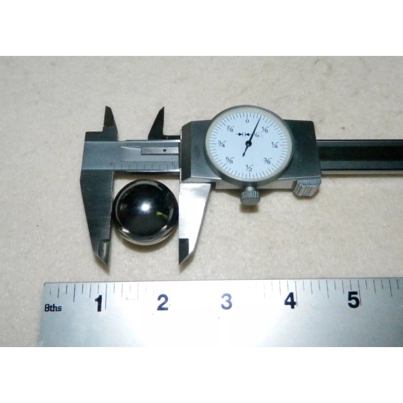 Ball Baron Pinball Replacement 5 [FIVE] 1-1/16" High Polish Chrome