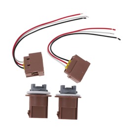 Partuto 2 Set Turn Signal Light Socket Wiring for Ford F-150 2004-2017 No.YF1Z13411CA Parking Lamp Bulb Pigtail Connector Harness with Wire-to-Plug