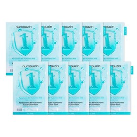 Numbers In No. 1 Hyaluronic Pantothenic Acid Clear Soothing Gauze Pack 10 sheets / 넘버즈인1번 히알루로닉 판토텐산 클리어 수딩 거즈팩 10매