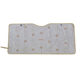 Miffy LIC-MF0162 Miffy Nicot Sunshade 4 Windshield Sun Shade Heat Shield Blackout Car Supplies Cute LIC-MF0162 (Miffy & Flower) / Character