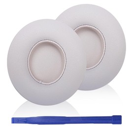 Solo 4 Ear pads Replacement for Beats Solo 4 Headphone, Earpads Cushions with Softer Protein Leather Solo4 Noise Isolation Memory Foam Ear Cushions（Pink）