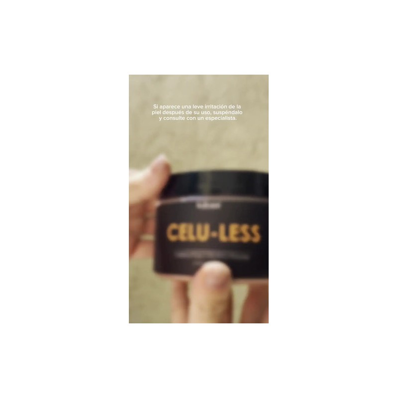 Celu-Less Crema de Celulitis Super Concentrada - Cafeína Pura, Elastina