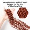 Deep Wave Bulk Braiding Hair Extensions-16 Inches 8 Pakcs Ginger