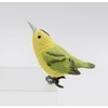 Cosmos Gifts Fine Porcelain Wilson's Warbler Bird with Clip On