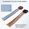 Universal ISO Car Radio Stereo Wiring Harness Adapter, Car Audio
