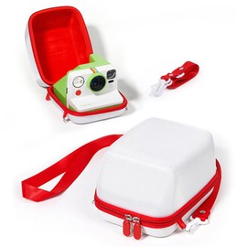 LIFEBEA Hard Travel Case for Polaroid OneStep+, OneStep 2 VF, Now+, Now I-Type (Gen 2) Instant Film Camera – Protective Polaroid Camera Bag w/Adjustable Shoulder Strap & Hook, Shockproof EVA