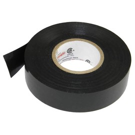 TEXNiTE Professional 3/4” (W) x 60 Feet (L) Electrical Tape Grade UL Listed Black Color PVC with Durable Rubber Based Adhesive, Rated up to 600 Volts and 176 °F - Dimensions: 3/4” (W) x 60 Feet (L)