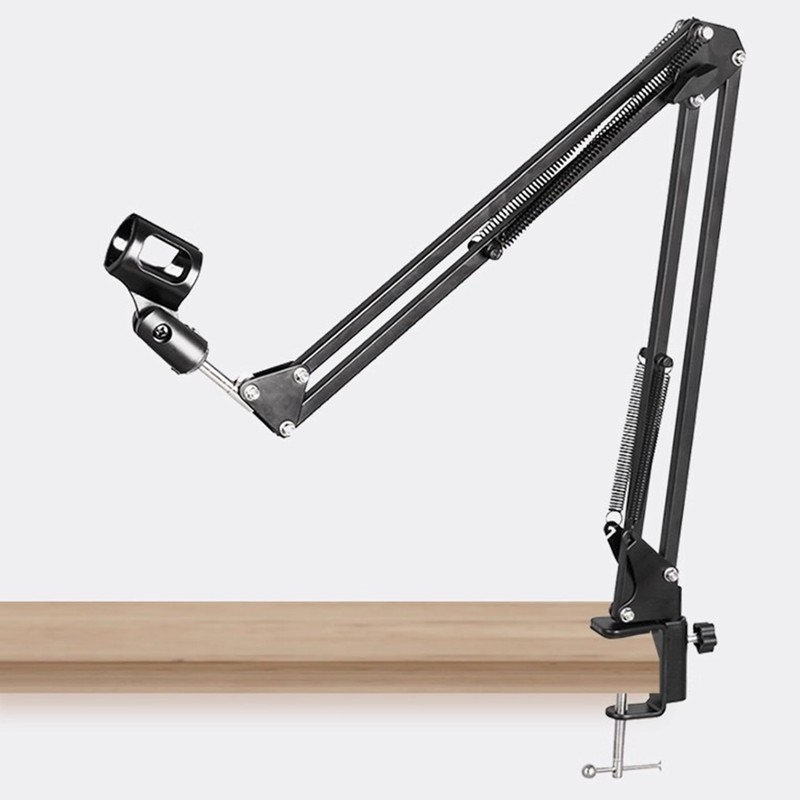 YTDSUP Boom Arm Microphone Mic Stand, Flexible Long Arm Clamp