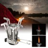 Mini Backpacking Canister Stove Burners Camping Outdoor Cooking Foldable Hiking
