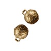 LALAFINA 2Pcs Retro Brass Bell Pendants for DIY Crafts Unique