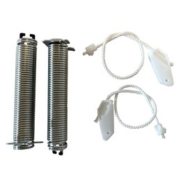 Repair Kit for Dishwasher Door Springs with Pulley Compatible with Bosch Siemens 00754869 754869 Door Hinge Springs - Colour Code Black