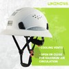UNINOVA Full Brim Hard Hat Vented Construction Helmet Cascos De