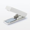 MUJI NDB40A2A Polycarbonate Portable Stapler White with Needle