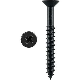 Romak FST017 Timber Screw Phillips Countersunk, 4 X 40 mm Size, Black
