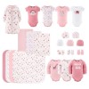 The Peanutshell Rainbow Safari 23 Piece Newborn Baby Girl's 100%