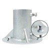 Aiwaiufu Chain Link Fence Post Base, Round Post Base Mount