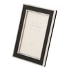 Sixtrees Abbey Black 2-101-46 Polished Silver photo frame with lacquered