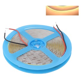 12V COB LED Flexible Strip Light Self Adhesive 90 CRI Flexible Uniform LED Tape Lamp 110LM 5m 3000K Warm Light