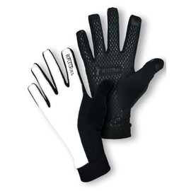 ReflecToes Reflective Running Gloves Lightweight Hi Vis Cold Weather Running Gear for Cold Weather Winter Jogging at Night (Black M)