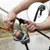2 Pcs Kayak Paddle Leash with Carabiner - Stretchable Paddle