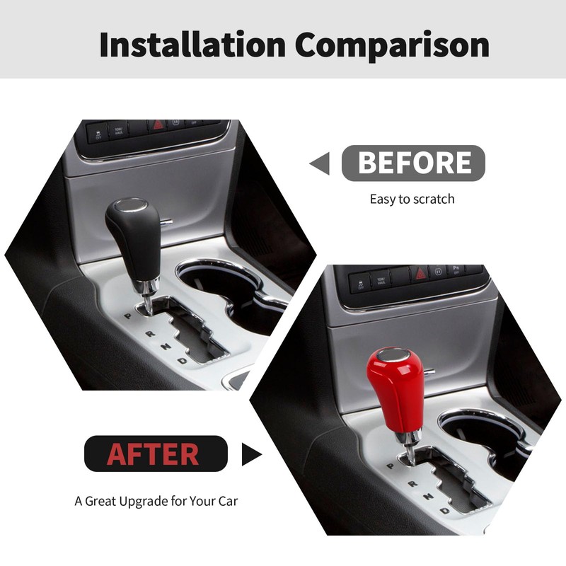 RT-TCZ Gear Shift Knob Cover Trim Decorative Interior Accessories for