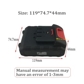 unbranded Mini Chain Saw Battery 21V Rechargeable Quanyou Battery for Mini Chain Saw