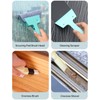 Window Track Cleaner Tool, 2Pcs 4-in-1 Groove Cleaning Brush (with