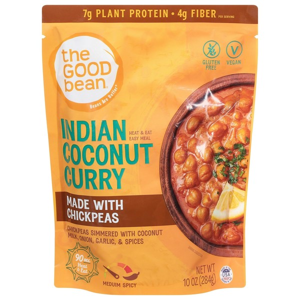 The Good Bean Coconut Indian Curry - 10 OZ (Pack