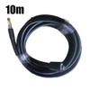 Eacam 6m/10m High Pressure Water Cleaning Hose, Black, Alloy Steel,